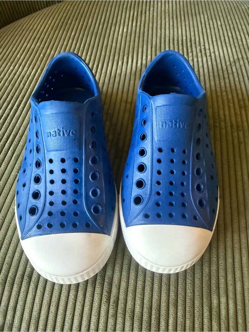 Native Kids Blue Jefferson Slip-On shoes - Picture 3 of 5